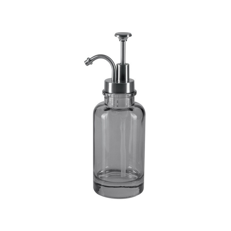 dispenser sapone vetro fumè grigio yoko - Bagni e Pavimenti